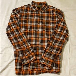 True Religion plaid long sleeve buttondown shirt